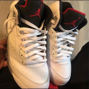 Retro Jordan white cement 5s